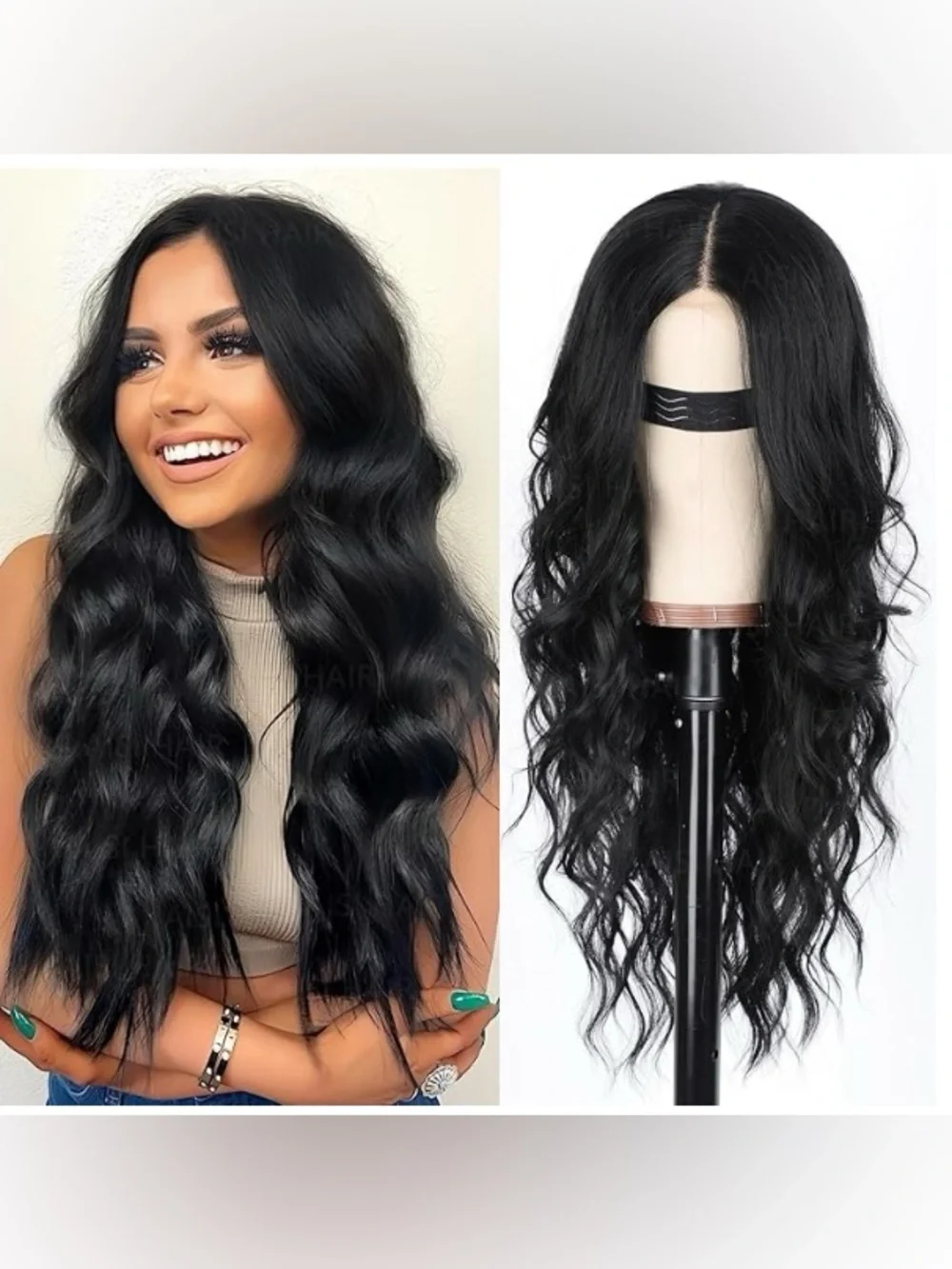 Blonde Balayage Long Wavy Wig
